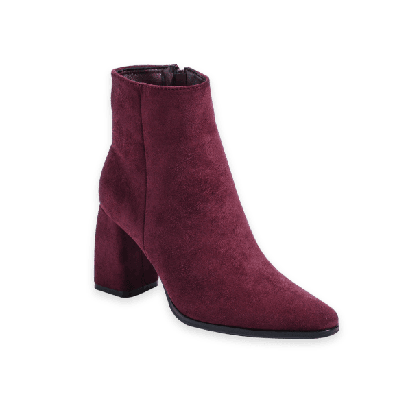 Boots suédine bout pointu et talon mode