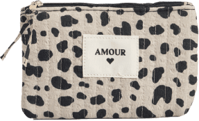 Porte monnaie à message, motif animalier