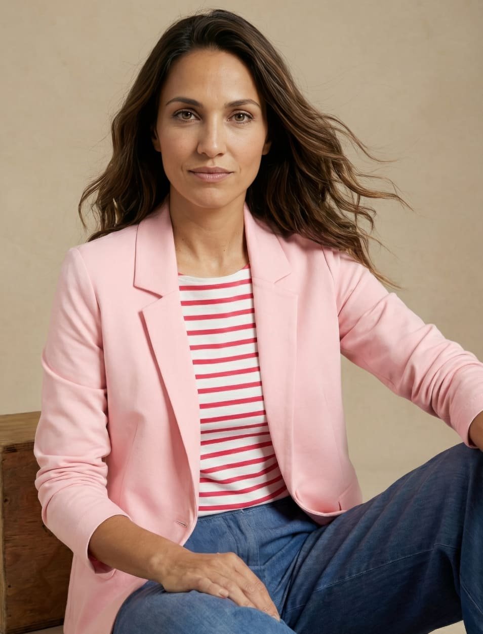 T-shirt marinière rayé court manches longues