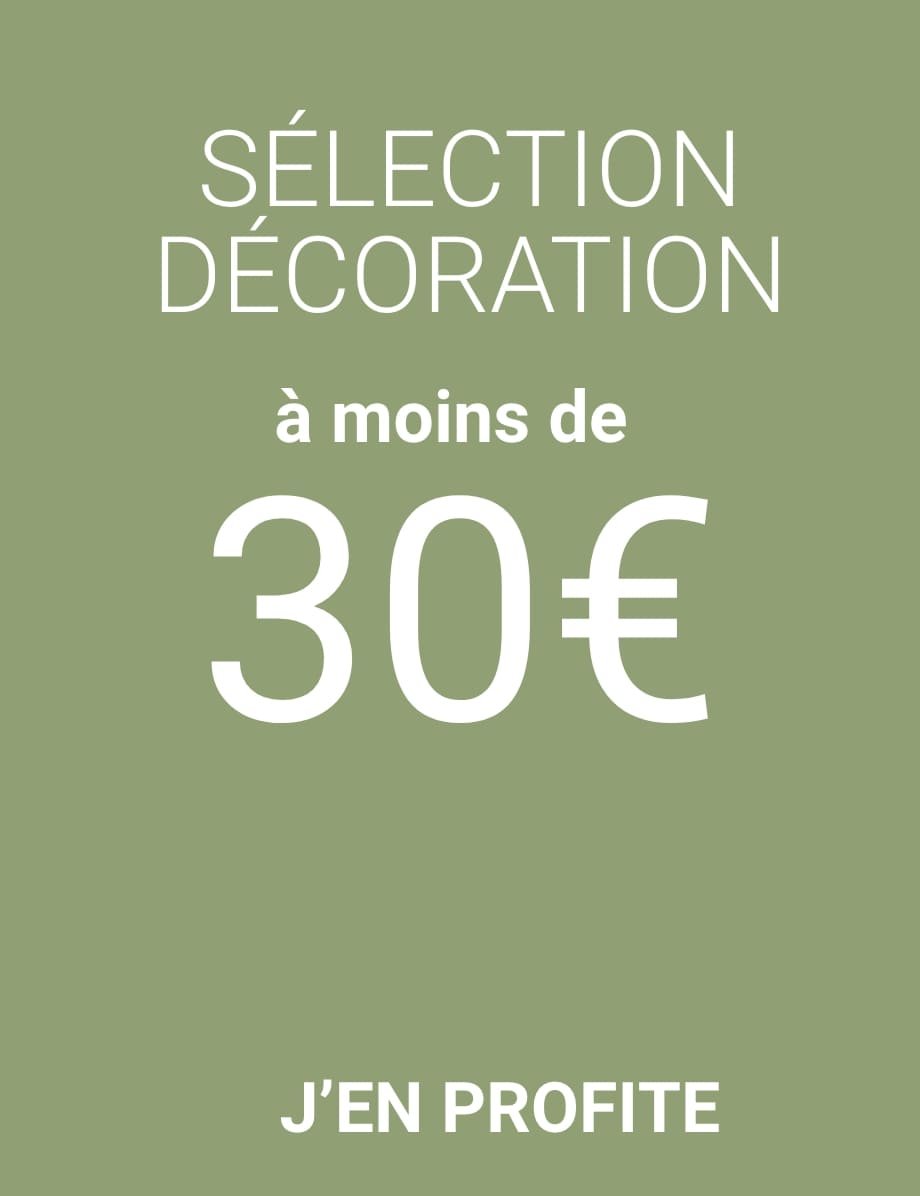 Sélection décoration à moins de 30€