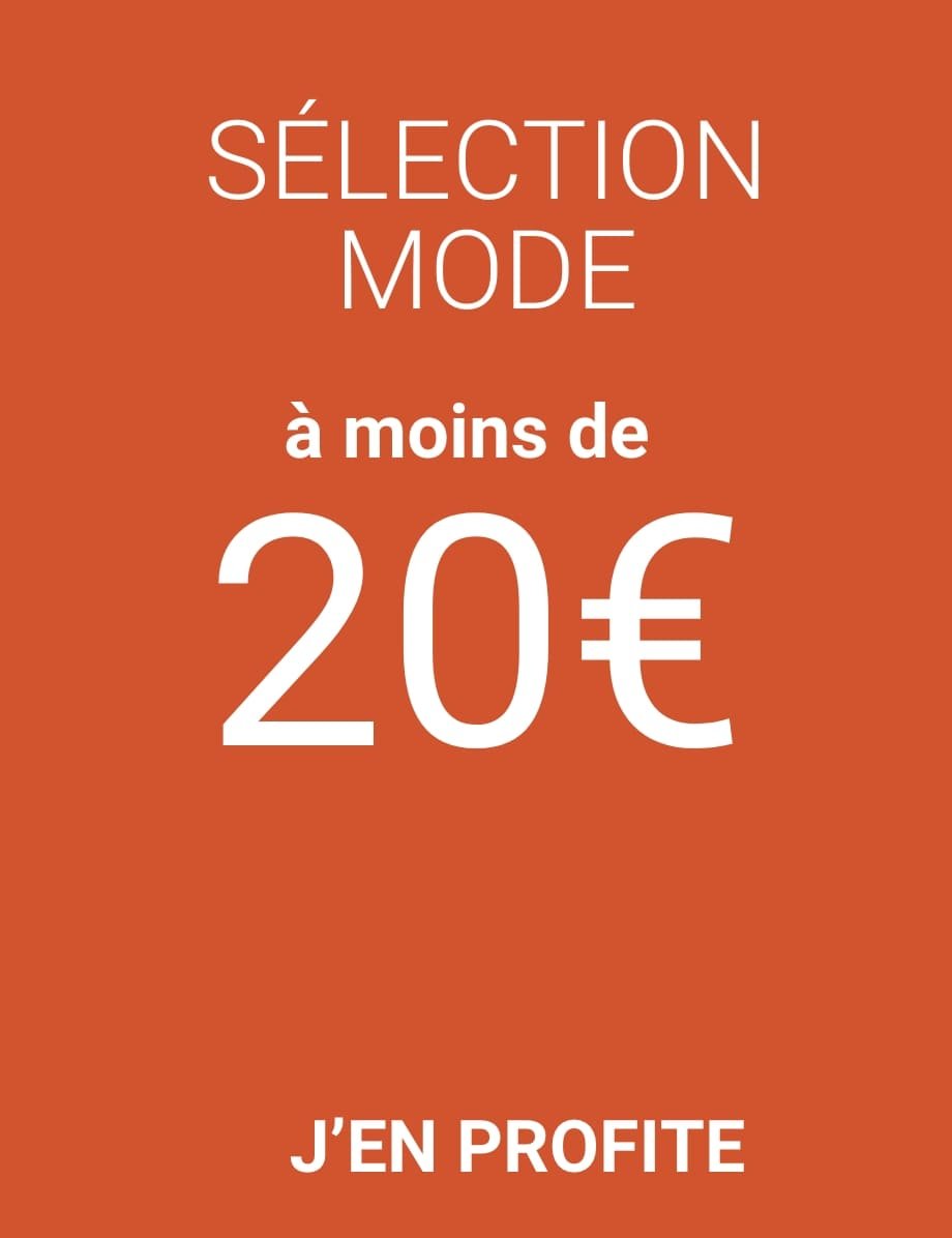 Sélection mode à moins de 20€