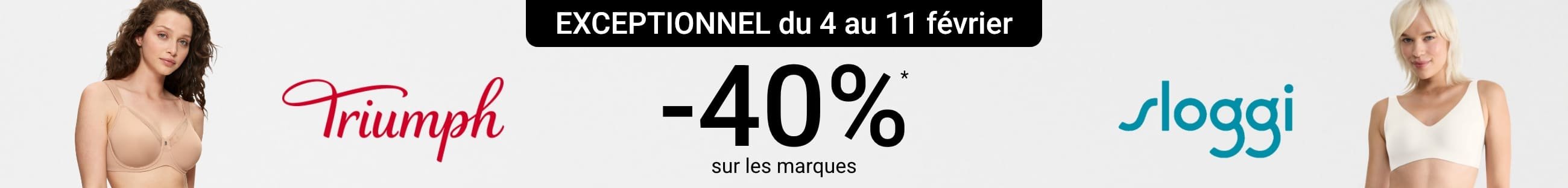 Triumph et Sloggi -40%