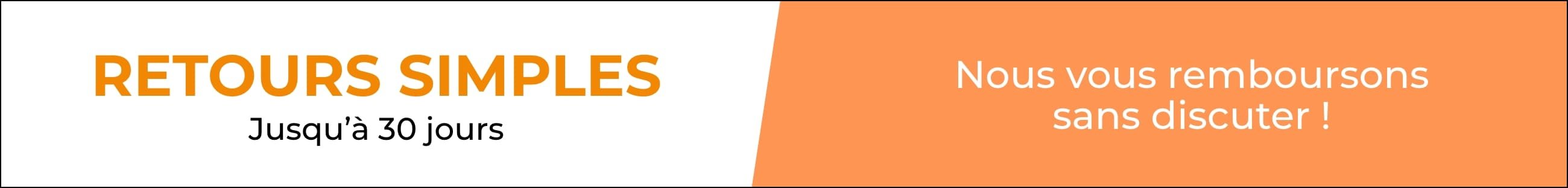 Retours faciles