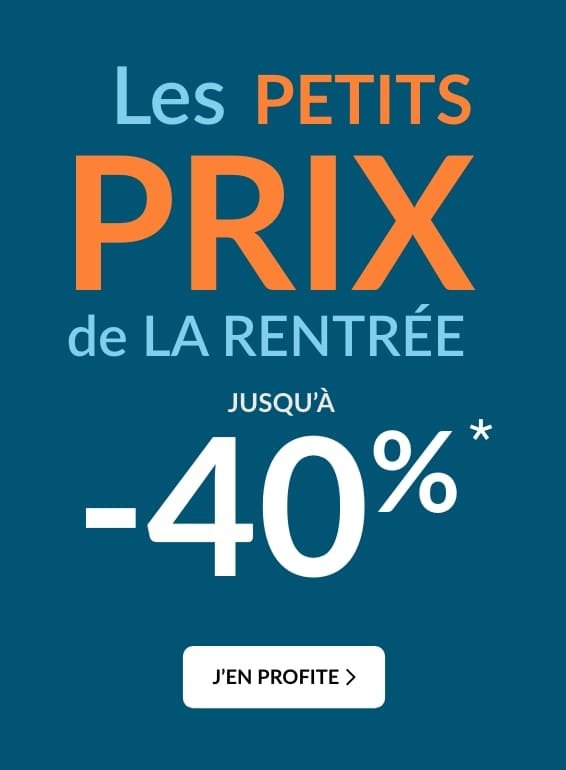 Les petits prix de la rentrée