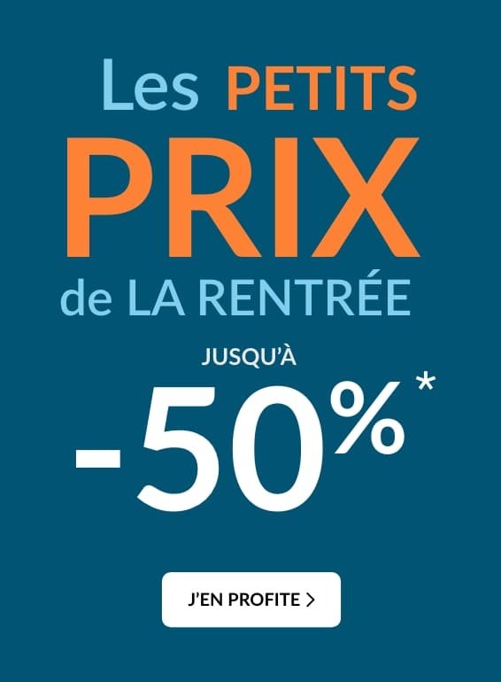 Les petits prix de la rentrée