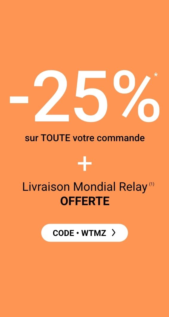 -25% sur toute votre commande