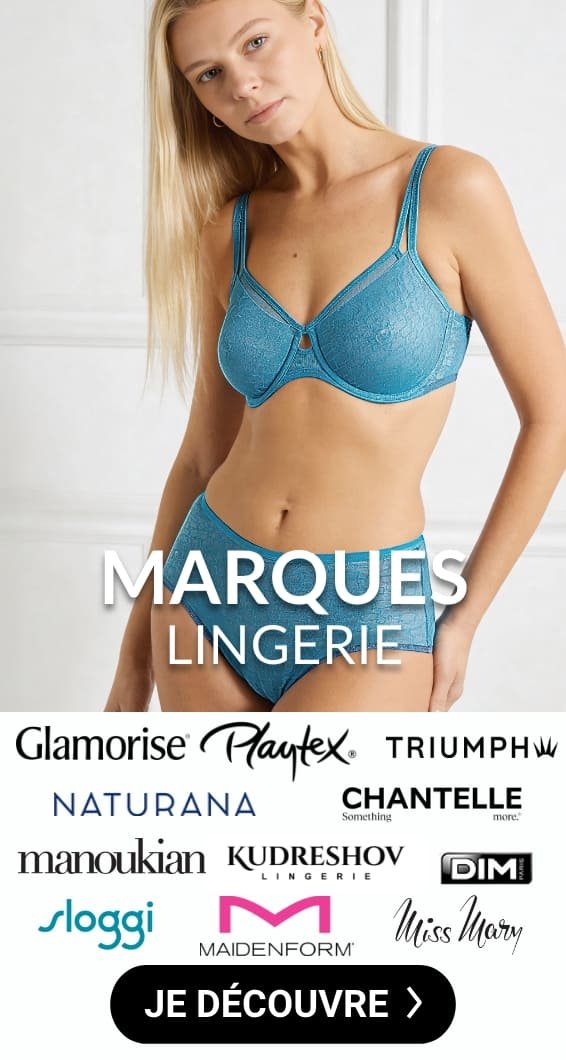 Nos marques lingerie