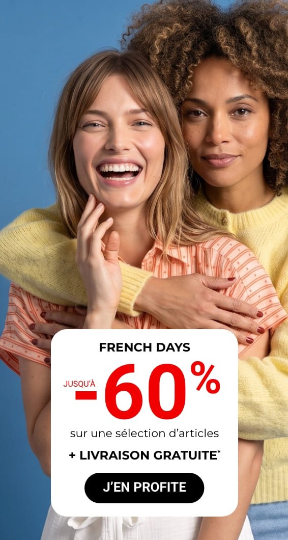 French days jusqu'à -60% sur une sélection d'articles*