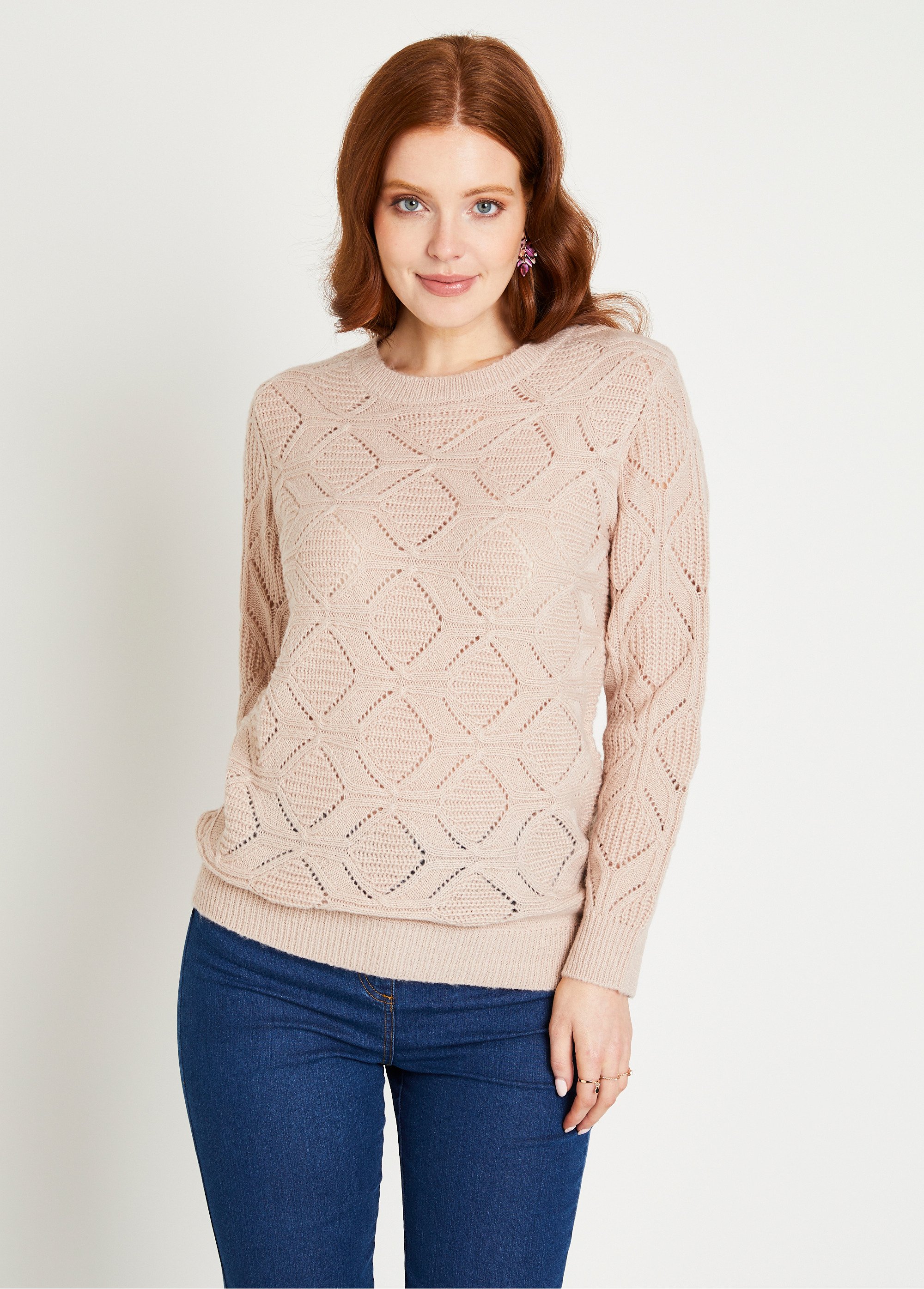 Beige tunic sweater deals