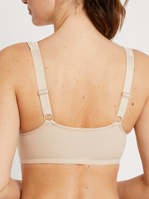 Woman SAND Non-wired bra with front fastening VAGNEY DO1