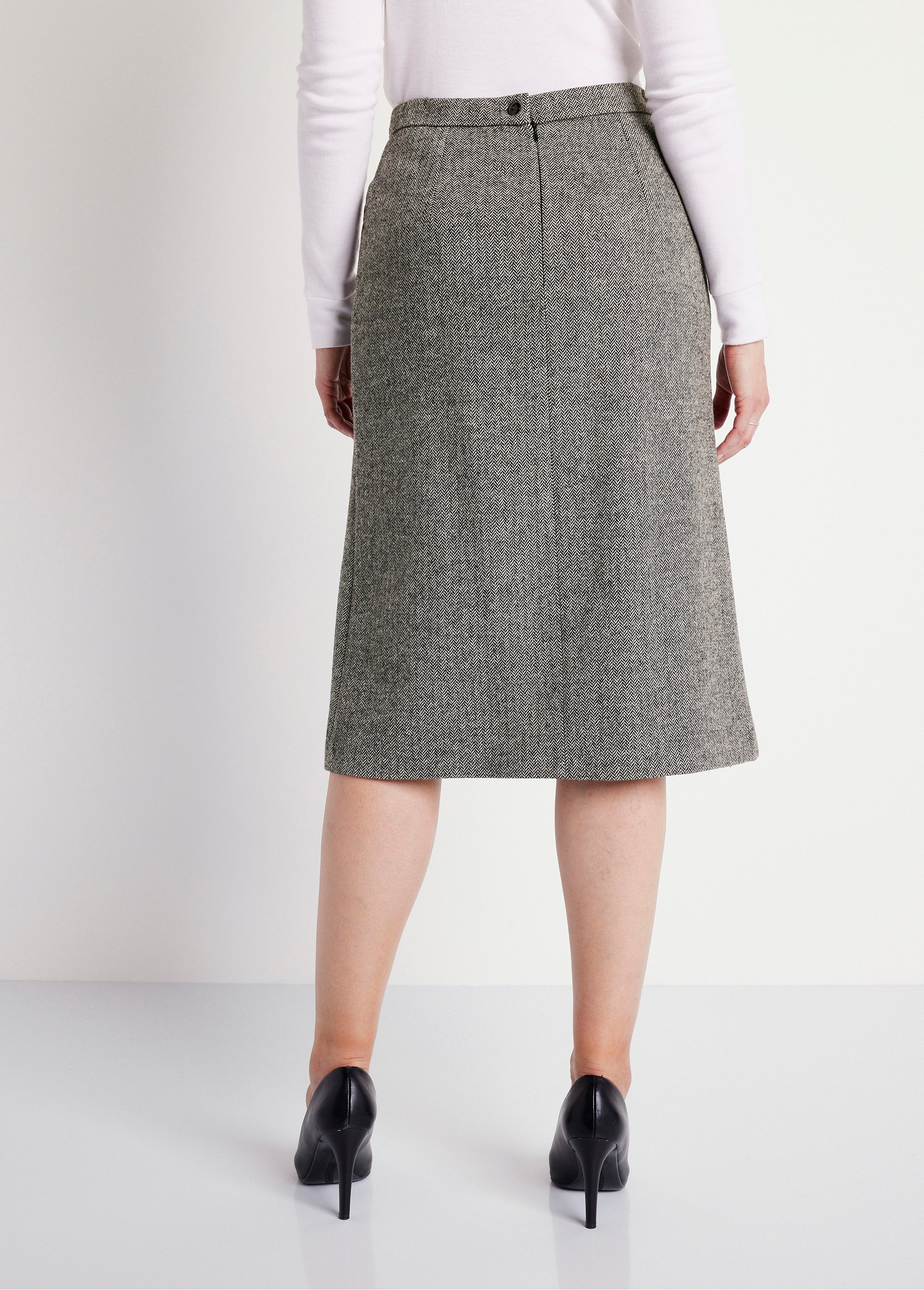 FREY フレイDOUBLE POCKET SKIRT/Iron gray S